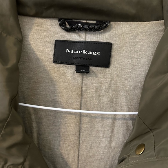 Women’s Mackage Utility Rain Jacket S - Picture 3 of 6